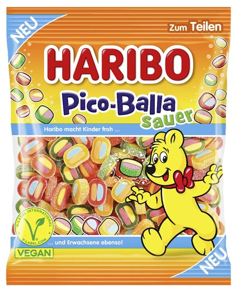 Haribo Pico-Balla Sour, sachet de 160 g