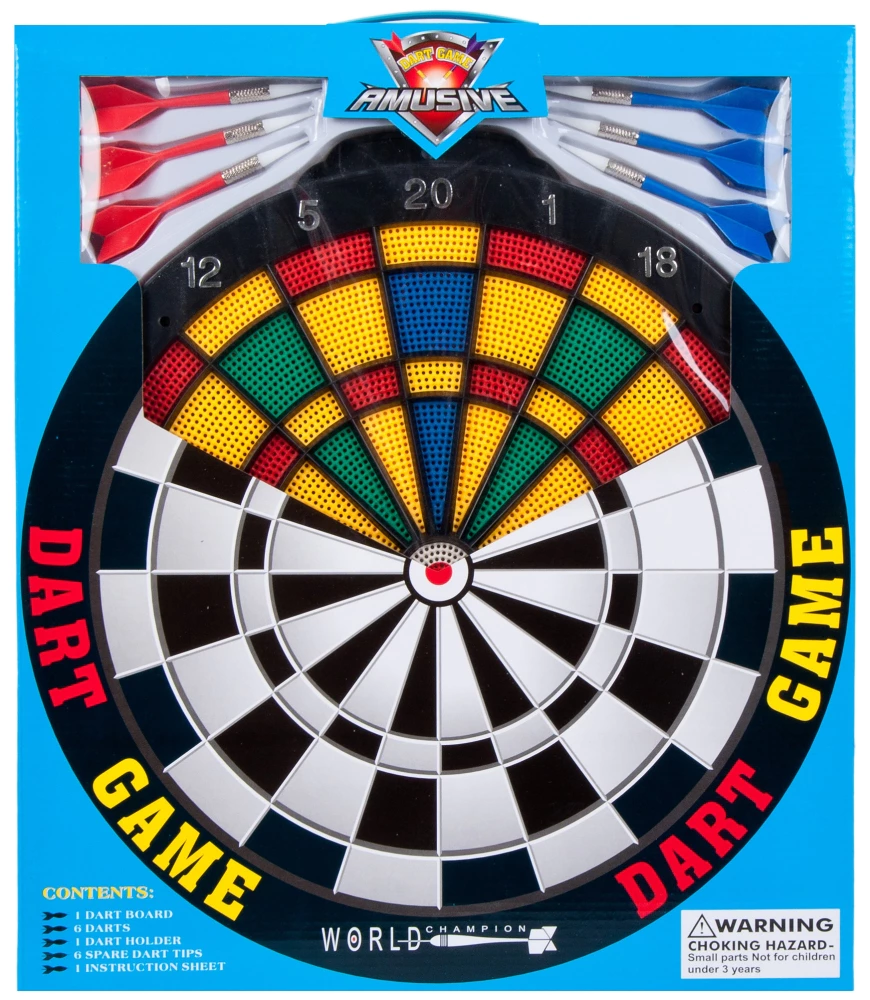 Jeu de flechettes murale 40x47x3 cm