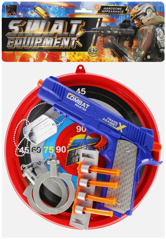 [526156 ZEN29] Police set with accessories and shield 27x36 cm