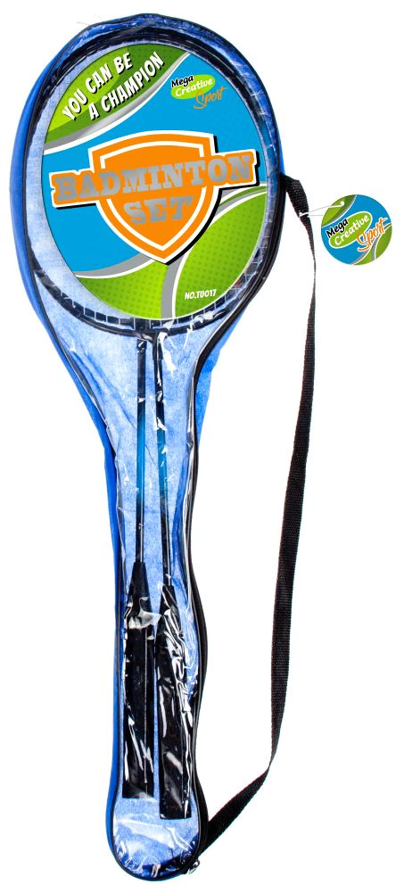 66 cm metal sports badminton game with cover