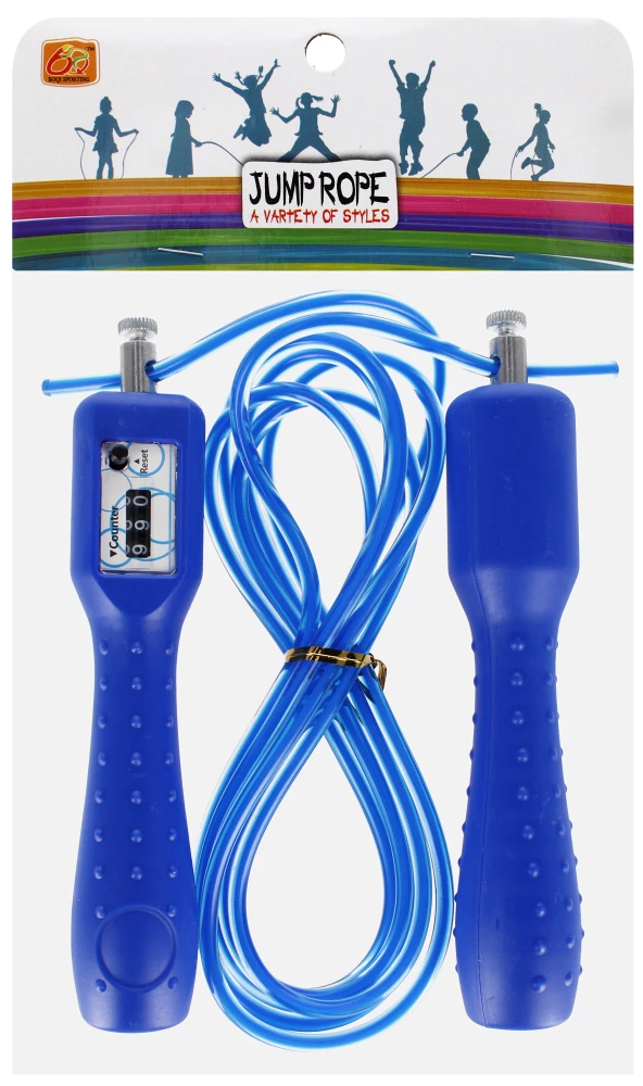 Skipping rope with counter 16x26x3 cm
