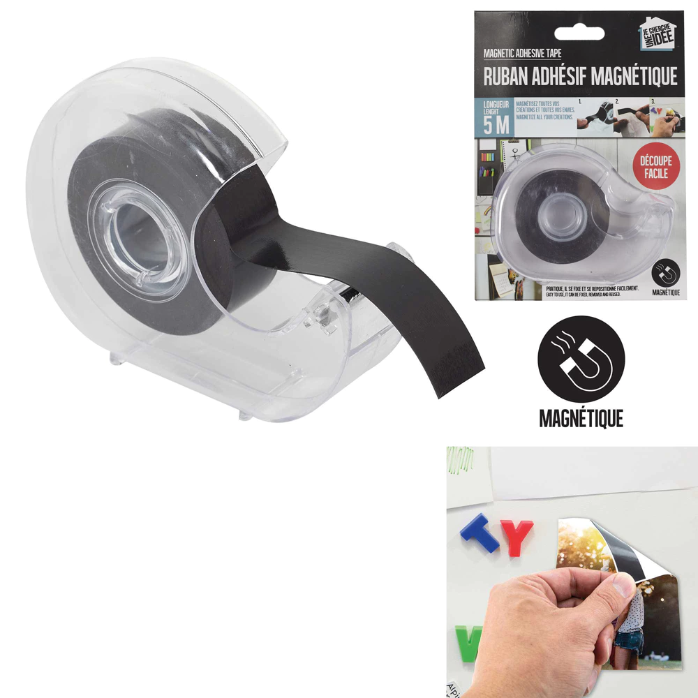 [DI8723 ZEN29] Adhesive magnetic tape 500 cm