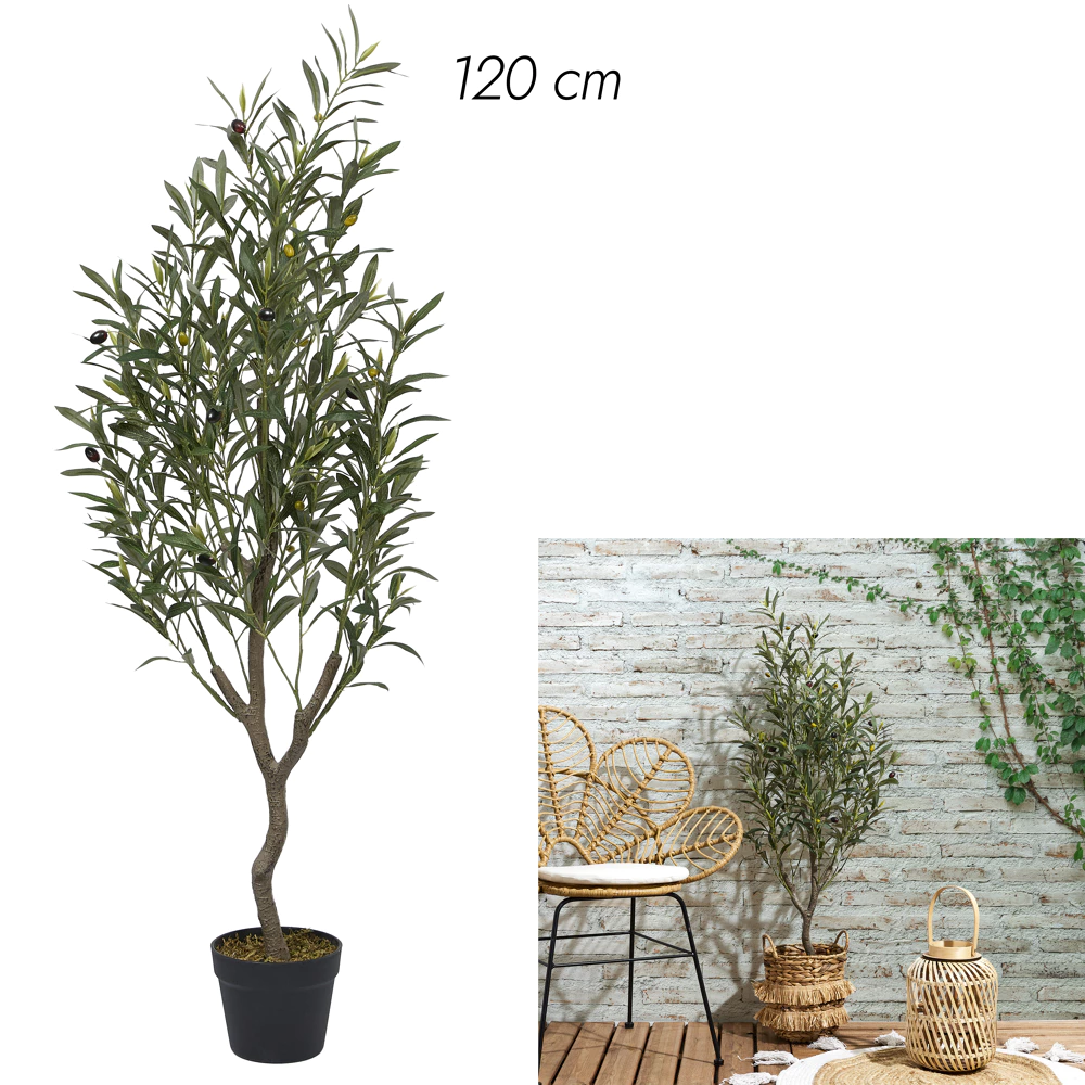 [HD0454 ZEN29] Plante artificielle olivier 120 cm