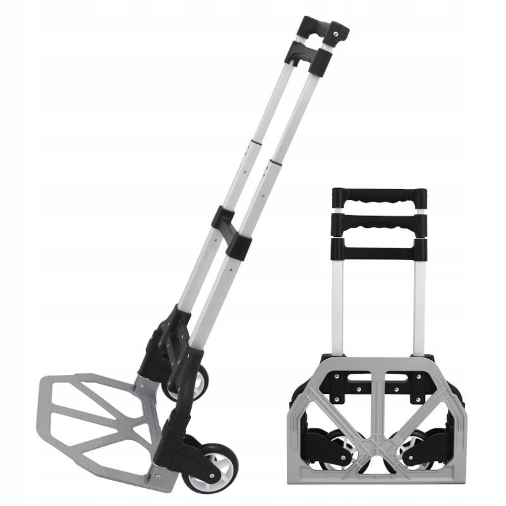 Chariot utilitaire pliable fin sur roulettes