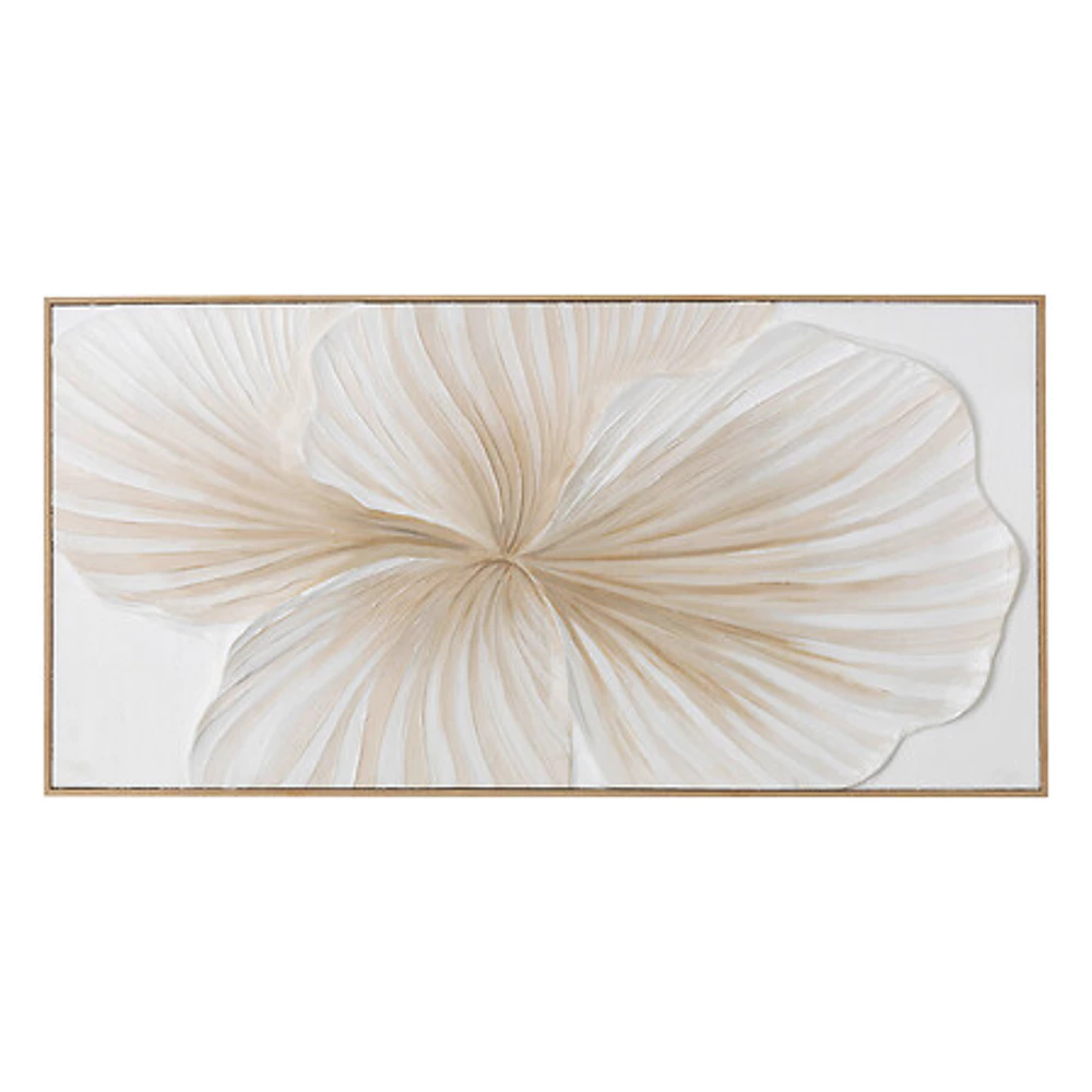 Christina Decoration murale 3D Christina 58x118 cm – blanche