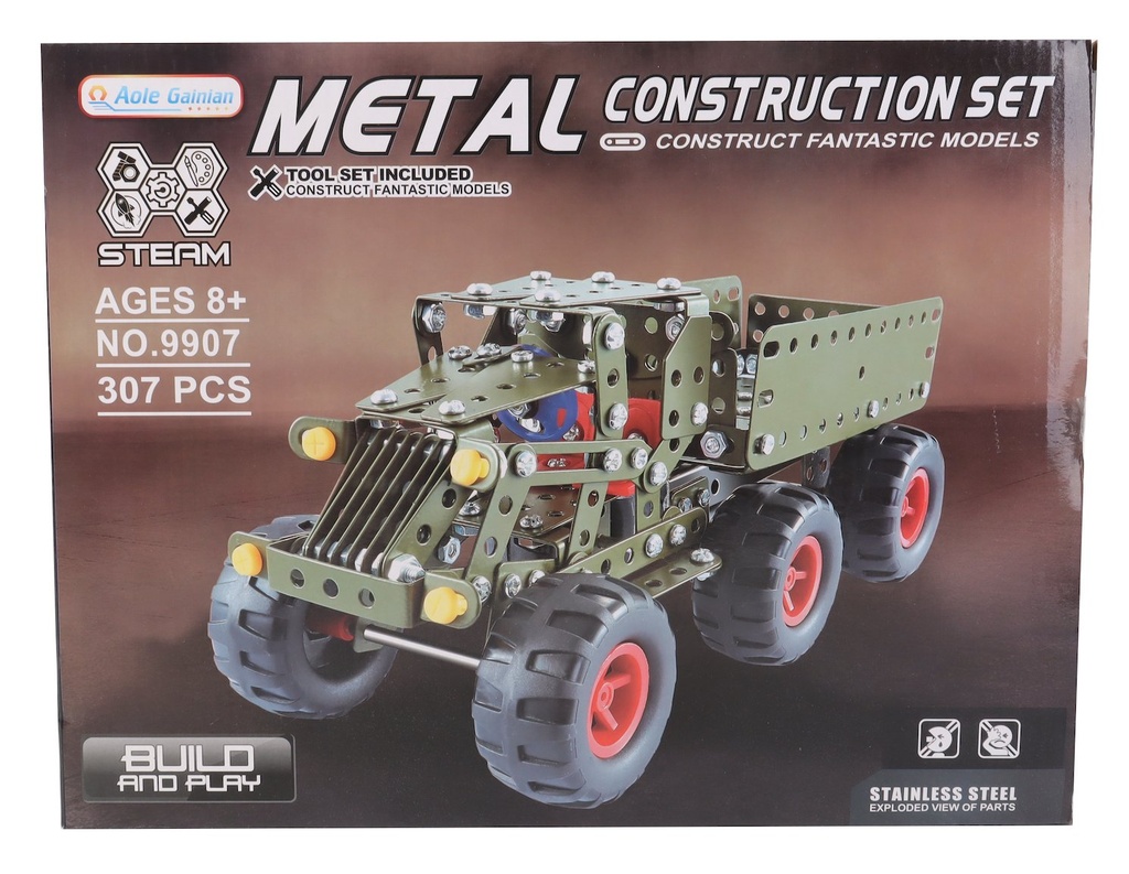 METAL CONSTRUCTION SET 307 PC