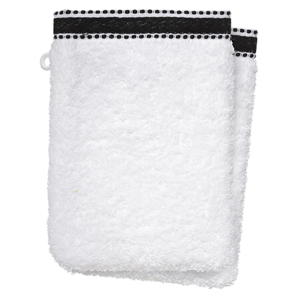 Joia 550 Wash Gloves x2 – White 15x21 cm