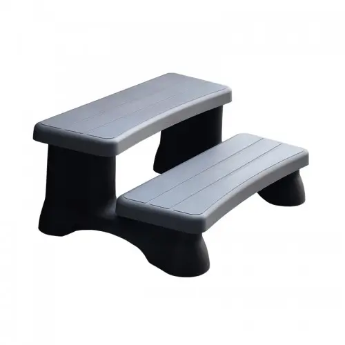 [D.03.0451] Grey plastic step stool - D.03.0451