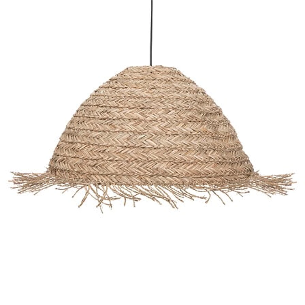 [190693 ZEN29] Natural Seav network pendant light D56 cm – beige