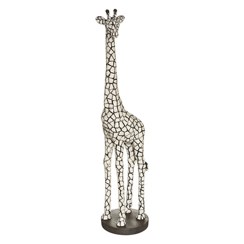 [182311 ZEN29] Girafe en résine Ozaria H89 cm