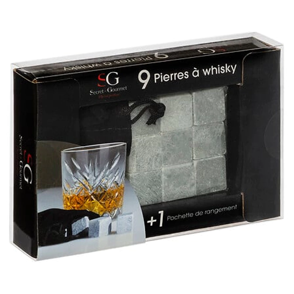 Whiskey stones x9 – gray