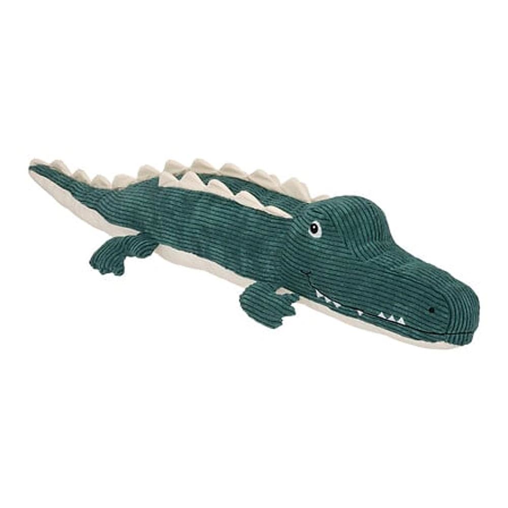 Peluche crocodile Émile L80 cm – vert