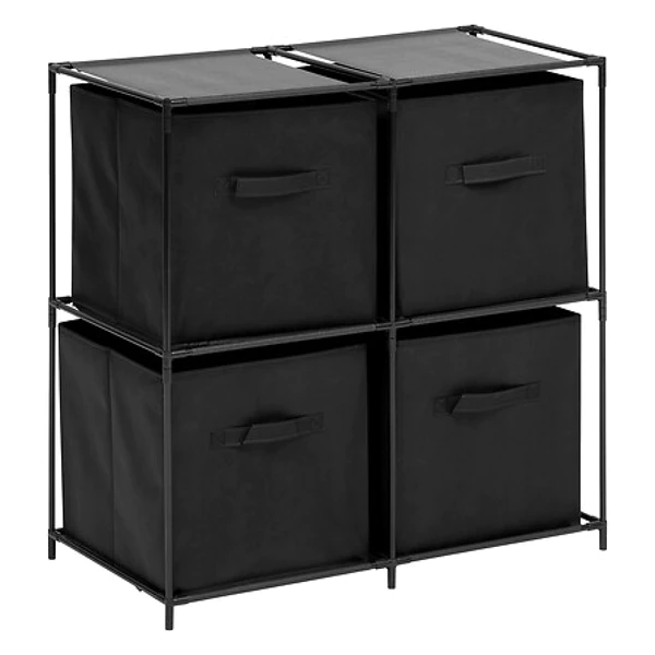 Shelves + 4 EG Mix boxes – black
