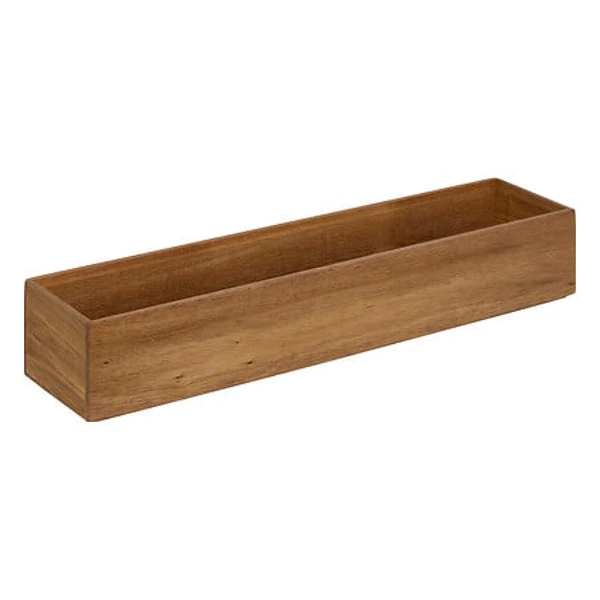 Organiseur acacia 8x38 cm – marron