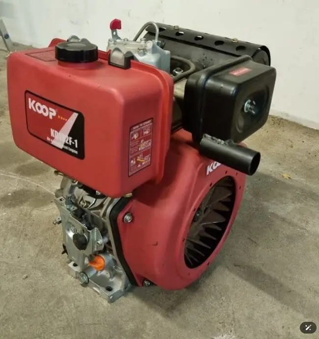 Moteur diesel KOOP 192F Euro pour mini-pelle