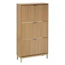 Shoe storage cabinet 3 drawers 18 pairs Tasso - beige