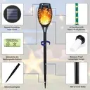 Petite Borne Solaire flamme solaire 