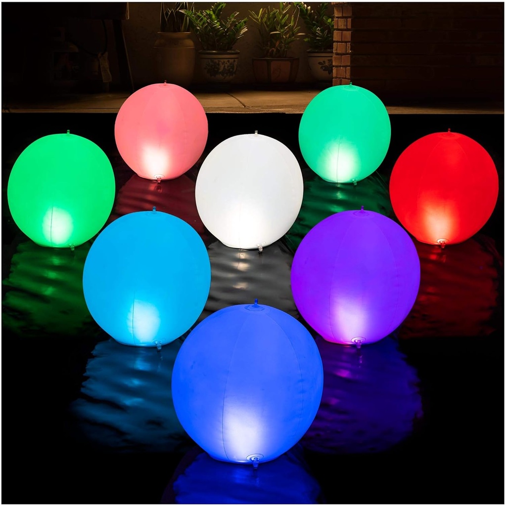 Hapikay 2x Solar Colorful Pool Ball
