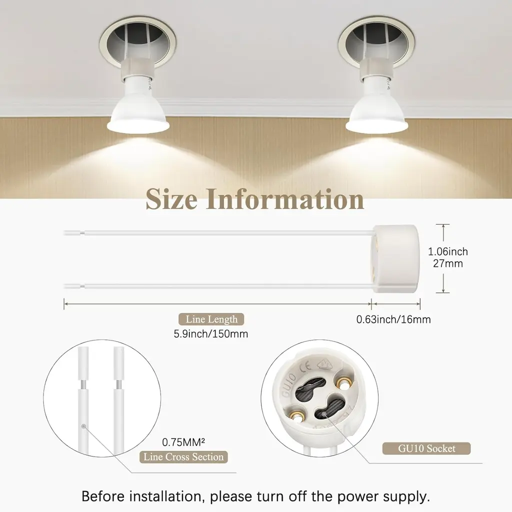 GU10 Bulb Holder