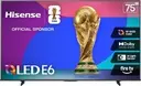 [NOZ-B0FHLP9M1N] Hisens 75" E6 Smart TV Qled 4k