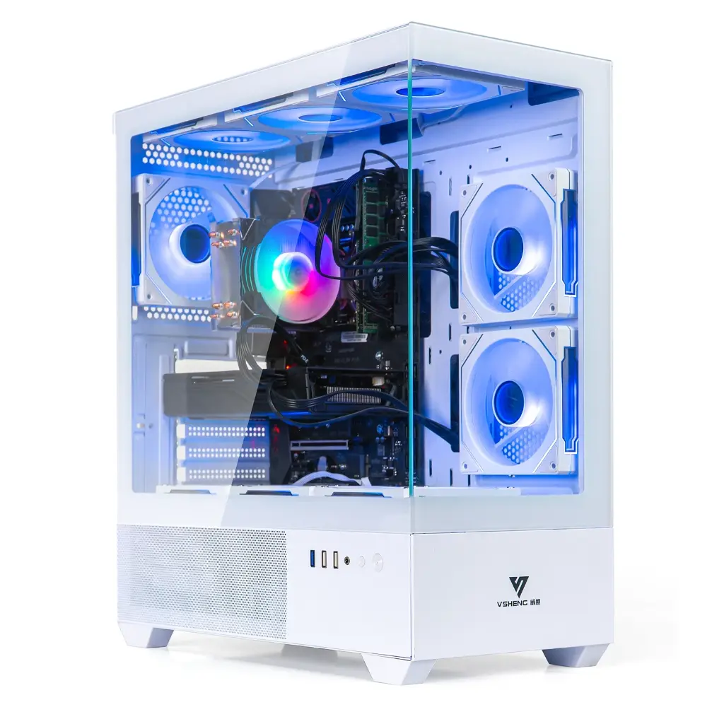 PC Gaming I7 E5 2.80Ghz 1GB GPU 8GB Ram SSD128
