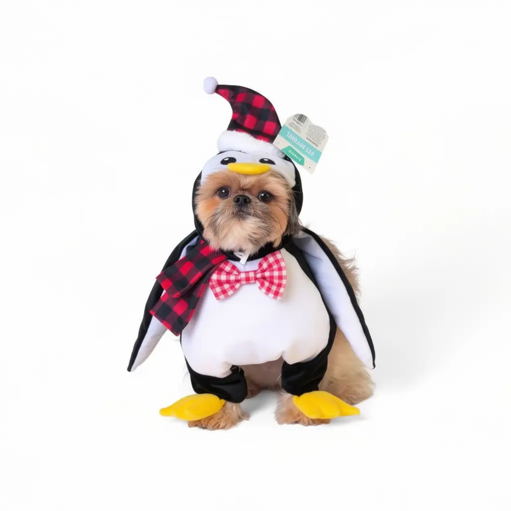 FRISCO Penguin Costume Walking Front, Medium