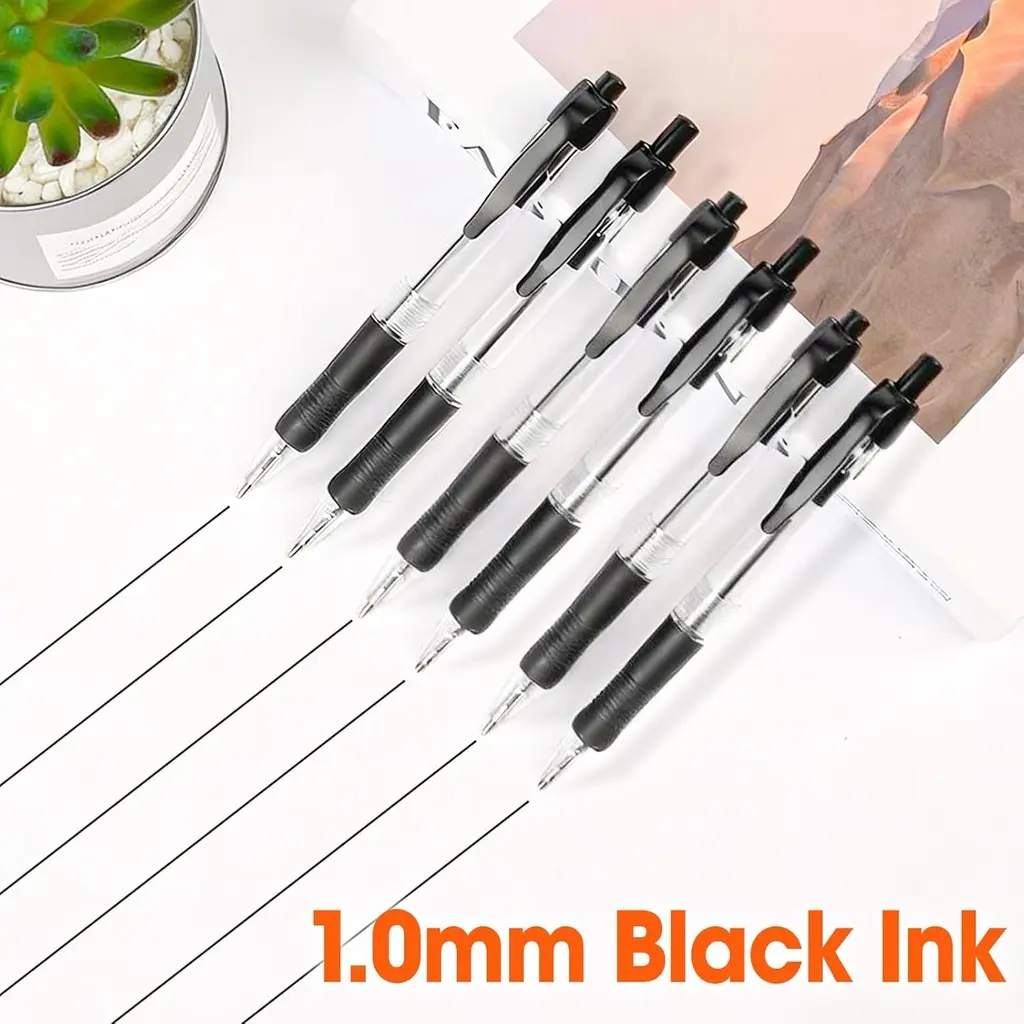 Black ballpoint pen 1mm