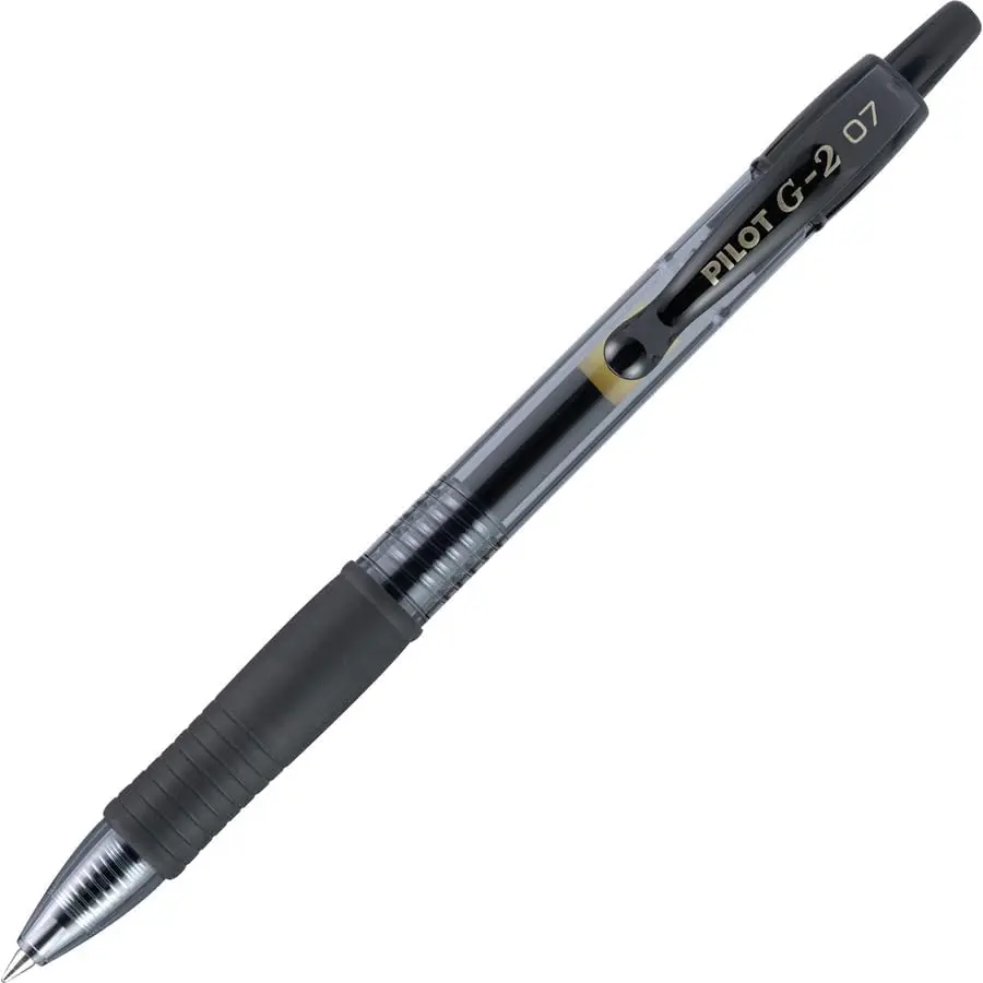 Stylo bleu à bille Pilote G-2 (Noir)