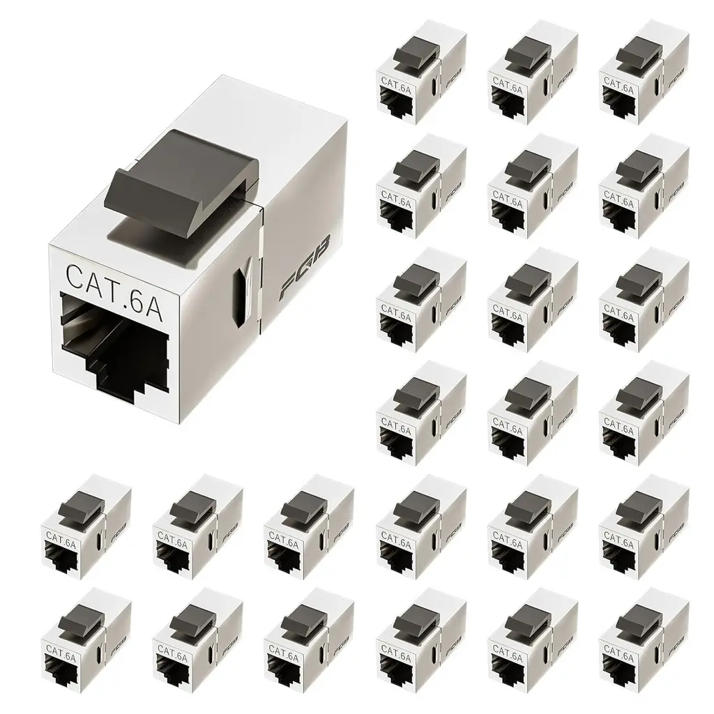 Coupleur Keystone Ethernet Cat 6A blindé (1pcs) 