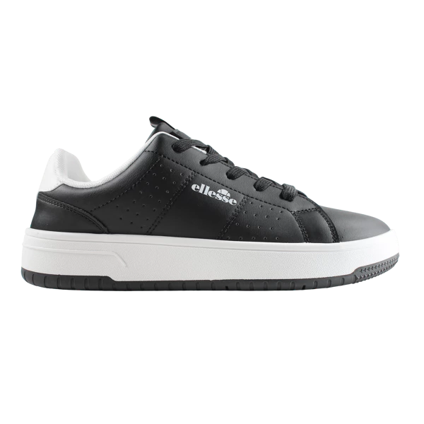 [SANDY002_BLACKWHITE41] Basket Ellesse Homme NOIR & Bordure Blanc (41)