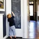 [1359 ZEN37] Adhesive blackboard for chalk