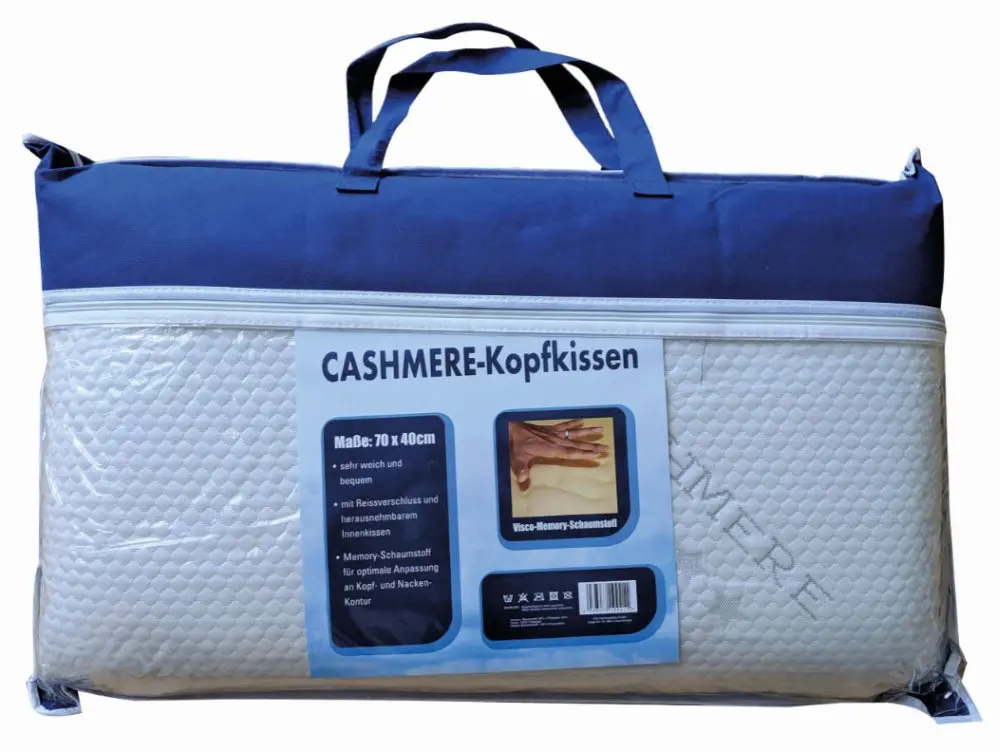 [370660 ZEN38-39] Oreiller en cachemire – 70 × 40 cm