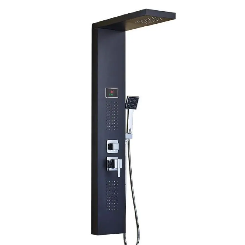 Hydromassage shower system – temperature control