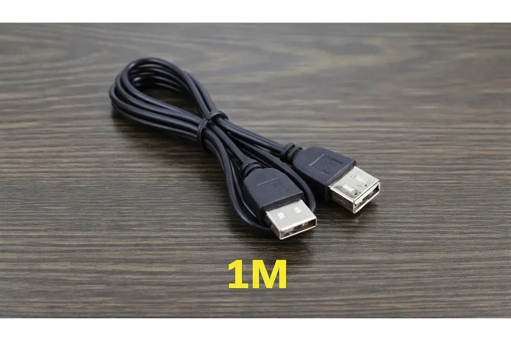 USB extension cable 1 m Type: male-female