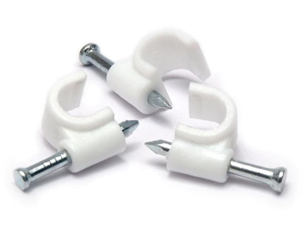 Cable holder with nail 50 pieces