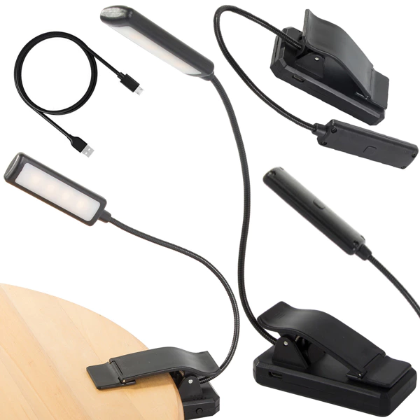 Lampe de lecture à clip protection des yeux 9 LED
