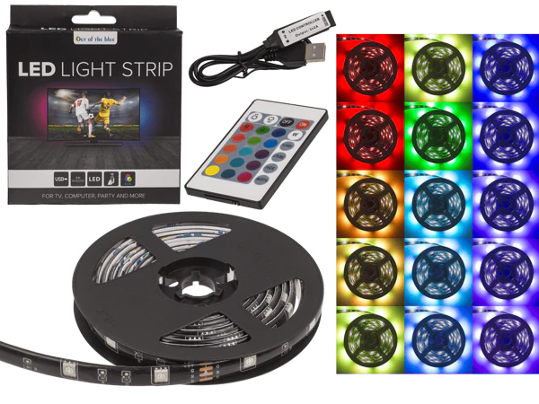 Bandes lumineuses avec LED à changement de couleur