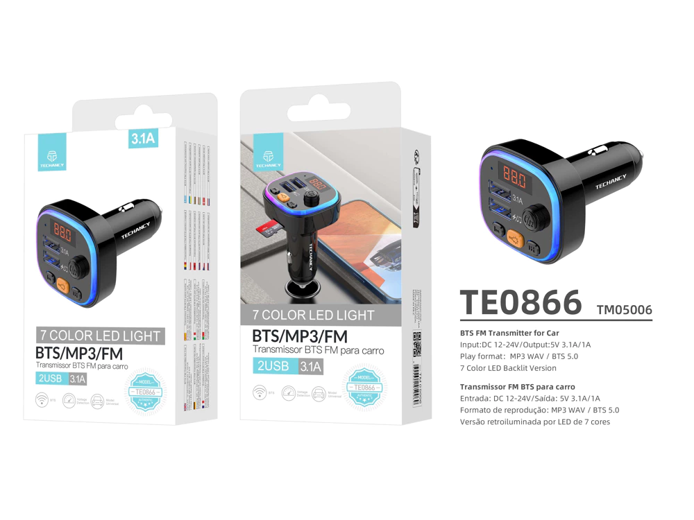 Emetteur de voiture Bluetooth pour voiture