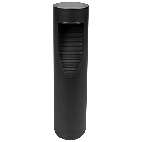 Modern solar garden bollard light 45 cm on display stand