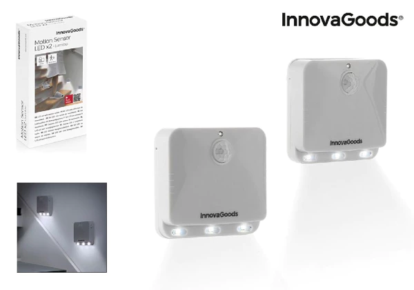 LED lamp with motion detector