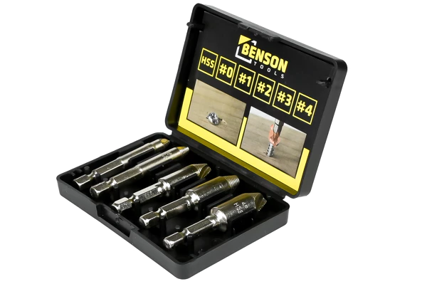 Screw extractor 5 pieces