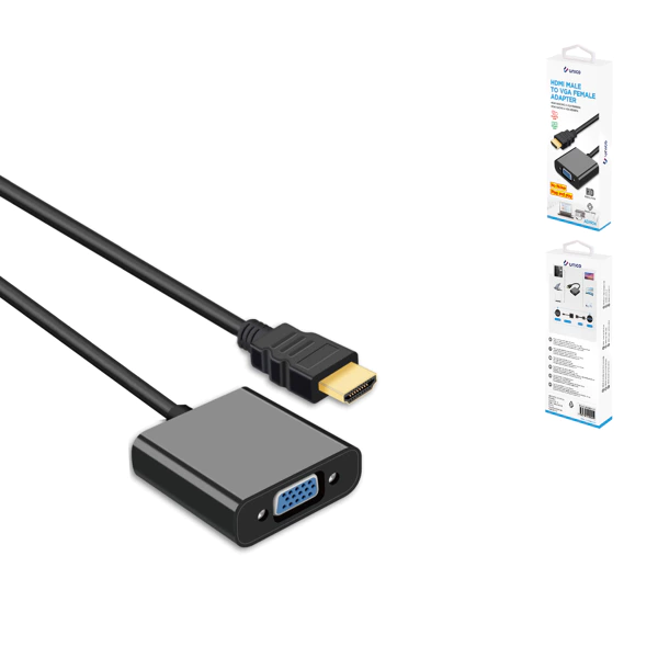 [AD1934 - 12344 ZEN35] HDMI male to VGA female adapter