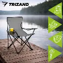 [00023675 ZEN35] Chaise de pêche grise 23675