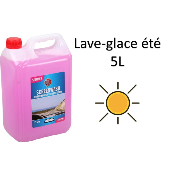 [08449 ZEN35] Bidon lave-glace été Allride 5L (citron)