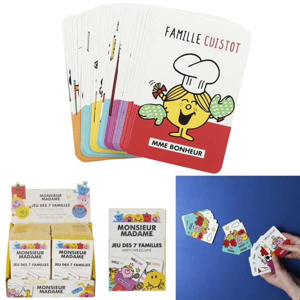 [MM3303 ZEN35] Jeu de 7 familles Mr & Mme