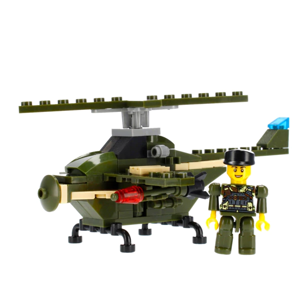 [478226 ZEN35] Alleblox Milit building blocks – 96 pieces