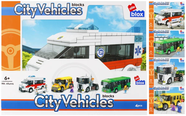 [525219 ZEN35] Alleblox City Building Blocks – 255 pieces