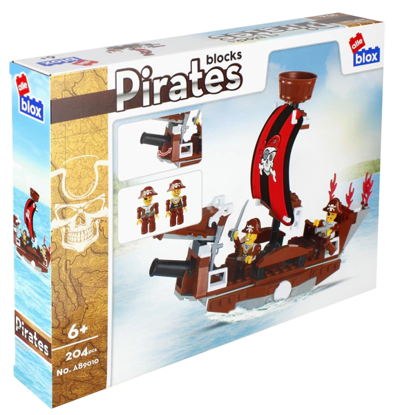 Alleblox Pirates building blocks – 204 pieces