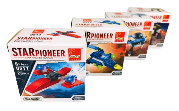 Blocs de construction espace – 7 x 7 x 4,5 cm