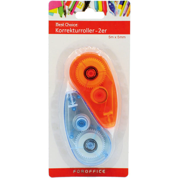 Correction en rouleau, lot de 2, 5 m x 5 mm